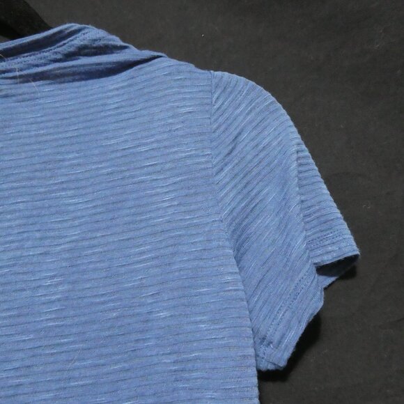 AERO - Seriously Soft Easy Tee | xs - extra small | Blue Striped Burnout Tee - Picture 10 of 14